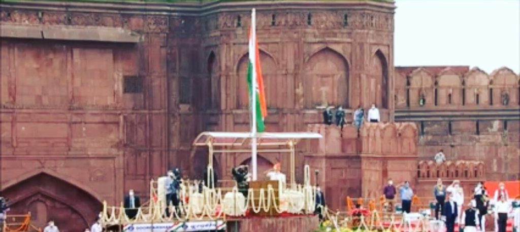 PM Modi hoisted the Indian Flag at Red Fort on 15th August.